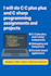 c c plus plus and c sharp coding assignments and projects