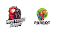 create high quality parrot waiters cartoon mascot logo