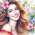 draw an watercolor portrait art