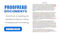 edit and proofread your document within 12 hours