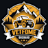 do custom professional vintage off road jeep logo