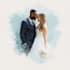 create couple and wedding portrait