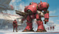 create cyber mecha illustration