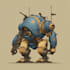 illustrate anime style mecha