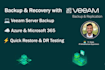 setup veeam and server backup with recovery solutions