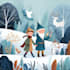 draw christmas illustrations and cards for you