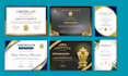 do achievement, award, diploma certificate design
