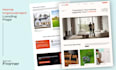 design framer website, framer landing page design, and framer website design