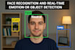 do face recognition with real time detect, object detection, computer vision app
