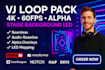 vj loop virtual dj background led wall light hap codec alpha dxv3 event stage dj
