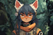 do character with furry, anime, and cartoon style