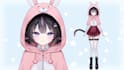 create live 2d vtuber model, 2d vtuber model, vtuber commission, 2d anime