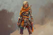 paint the concept of the characters