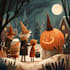 draw christmas and halloween illustrations