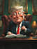 create a political cartoon art