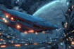 design a sci fi spaceship model
