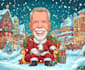 draw christmas cartoon caricature