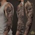 create a tattoo design of tattoo sleeve