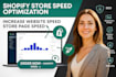 do shopify store speed optimization increase website speed store page speed
