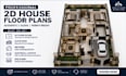 create professional 2d house floor plans and architectural blueprints