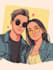draw couple portrait illustration