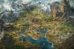 draw 2d rpg fantasy map, landscape, dndart map design