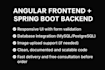 create restful apis crud for any apps using spring boot, angular, thymeleaf