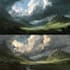 do fantasy landscapes and scenery art
