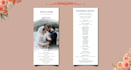 design wedding programs invitation card anniversary