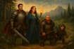 draw your dnd group party illustration
