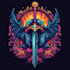 create a fantasy game logo