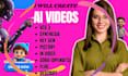 create ai videos and ai animations using veo 3,runway,and midjourney,veo3,runway