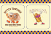 make retro mascoot cartoon illustration