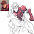 draw superhero character for you