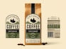 do coffee label, coffee packaging, and product label design