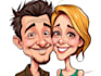 draw artistic cartoon caricatures