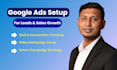 setup and manage google ads, meta ads with ga4 GTM