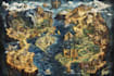 design a fantasy map illustration