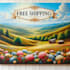do a oil painting on canvas free shipping