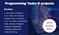 do java, c,python cpp programming tasks and projects for you