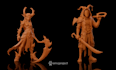 sculpt 3d character modeling for toys, dnd miniatures for 3d print and rendering