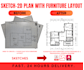 create bathroom plans and elevations
