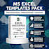 complete editable excel course PDF and templates collection