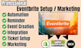 setup eventbrite promotion create facebook page launch ticket event reminder