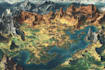do a fantasy map illustration
