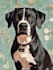draw  pets portrait illustration in  style