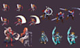 create pixel art sprite, game sprite sheet, pixel art character sprite animation