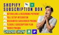 setup highly responsive shopify subscription box subi appstle seal loop kaching