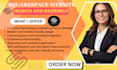 create squarespace website design squarespace website development