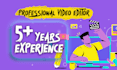 professionally edit videos with motion graphics and reels
